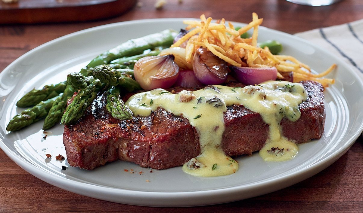 New York Strip with Morel Mushroom Sauce – - Recipe