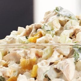 Chicken Salad with Green Chile