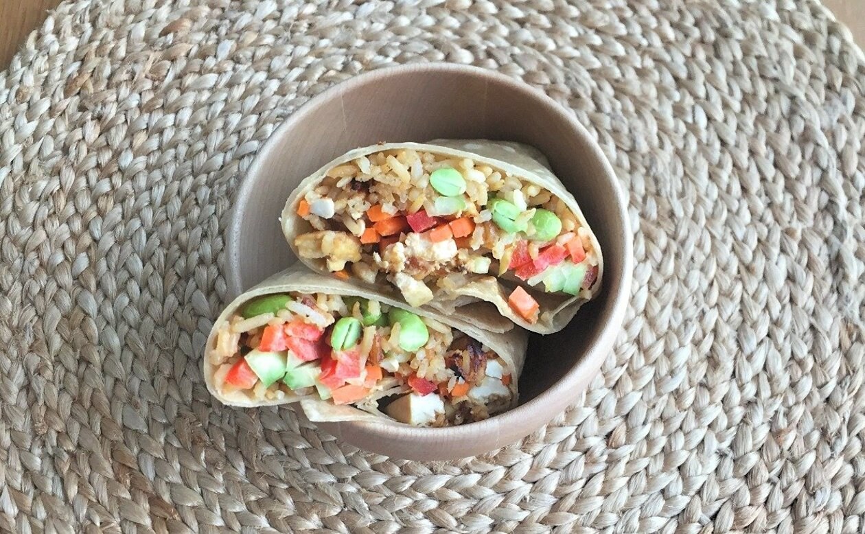 Gingered Tofu Burrito – - Recipe Gingered Tofu Burrito – - Recipe