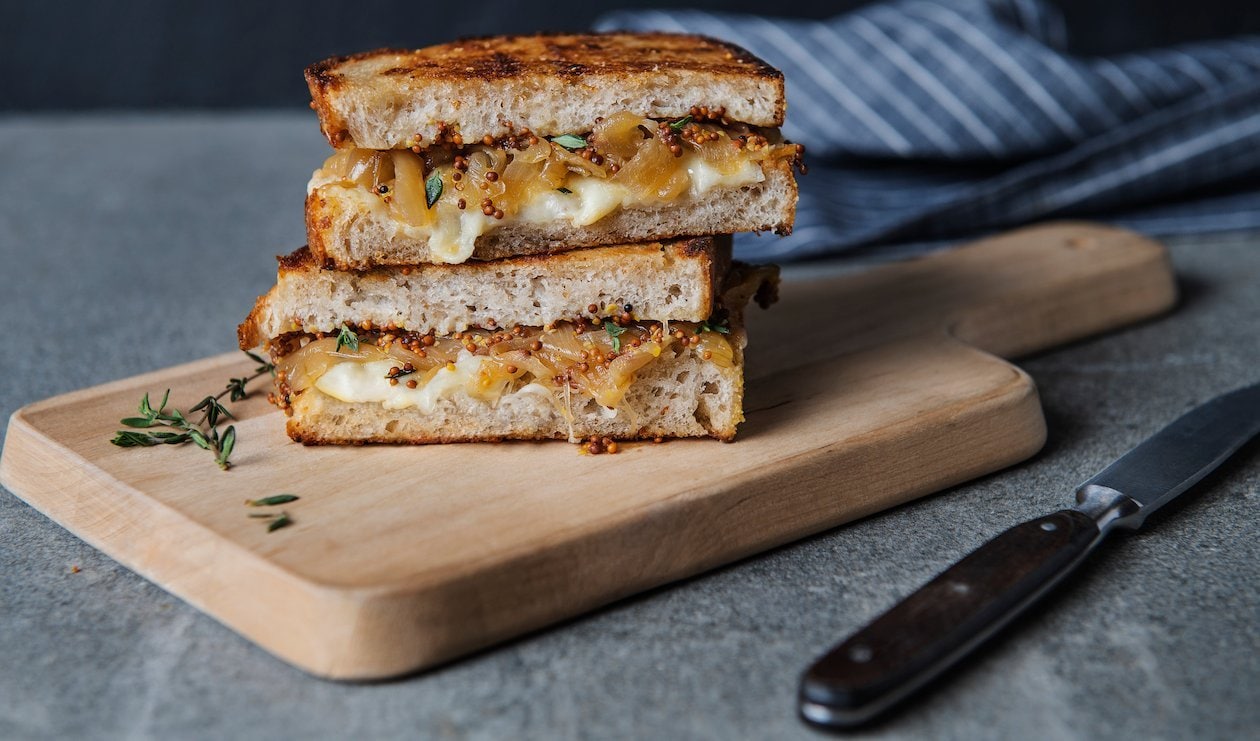 Grilled Cheese with Caramelized Onions