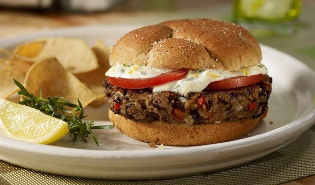 Spicy Black Bean Burger