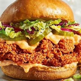Spicy Mayo Fried Chicken Sandwich Spicy Mayo Fried Chicken Sandwich