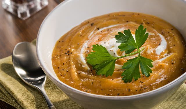 Curried Roasted Root Vegetable Soup