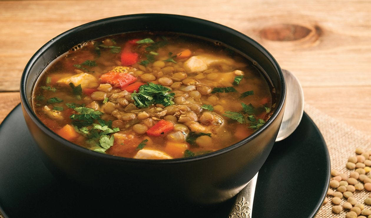 Pork, Lentil and Kale Soup – - Recipe