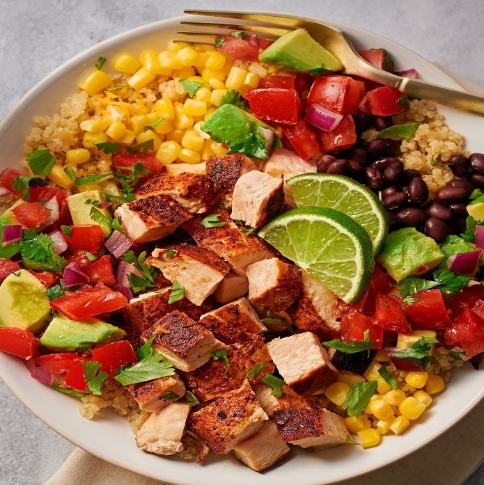 Southwest Grilled Chicken Burrito Bowl Southwest Grilled Chicken Burrito Bowl