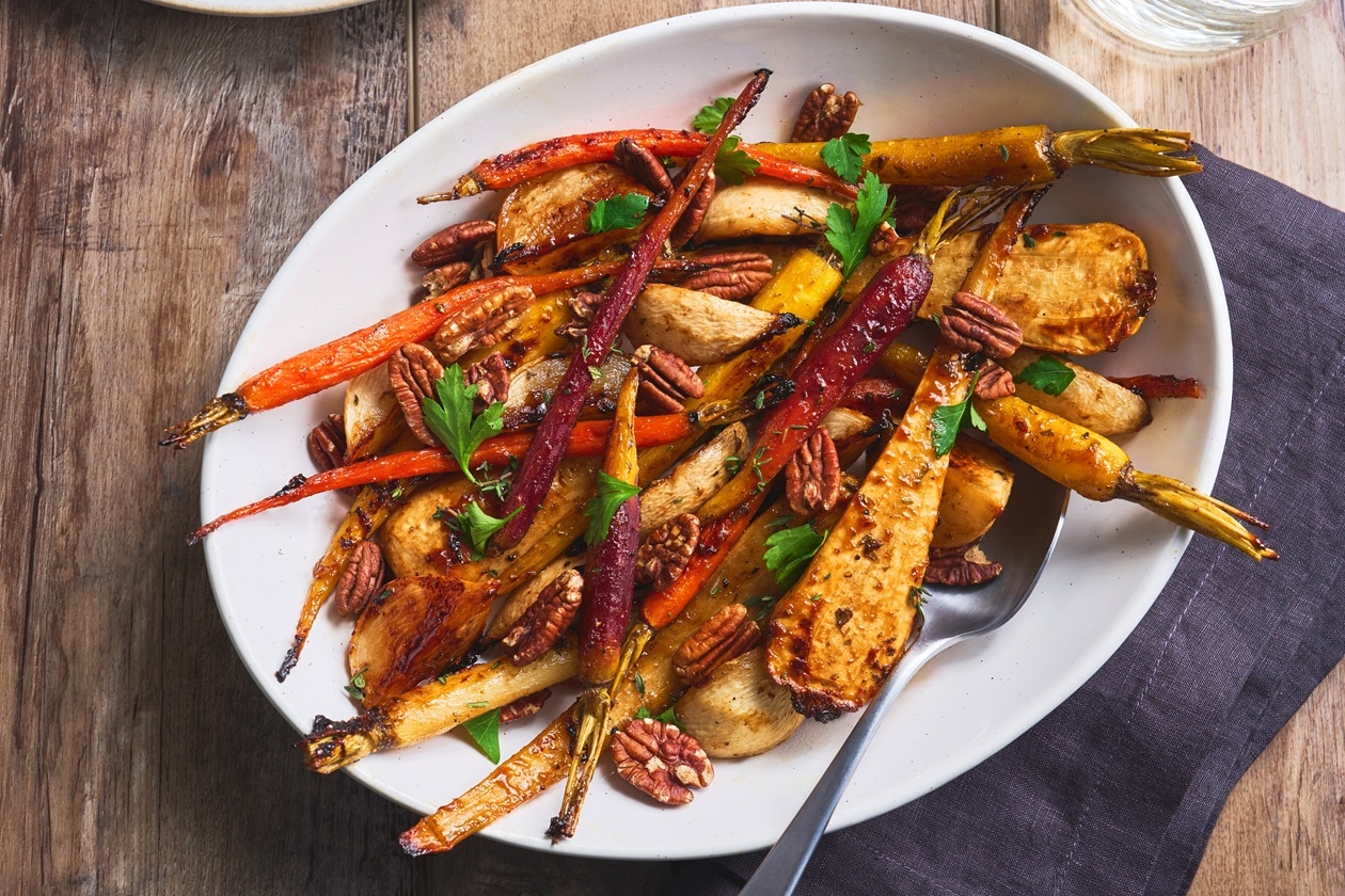 Balsamic Honey Glazed Vegetables – - Recipe
