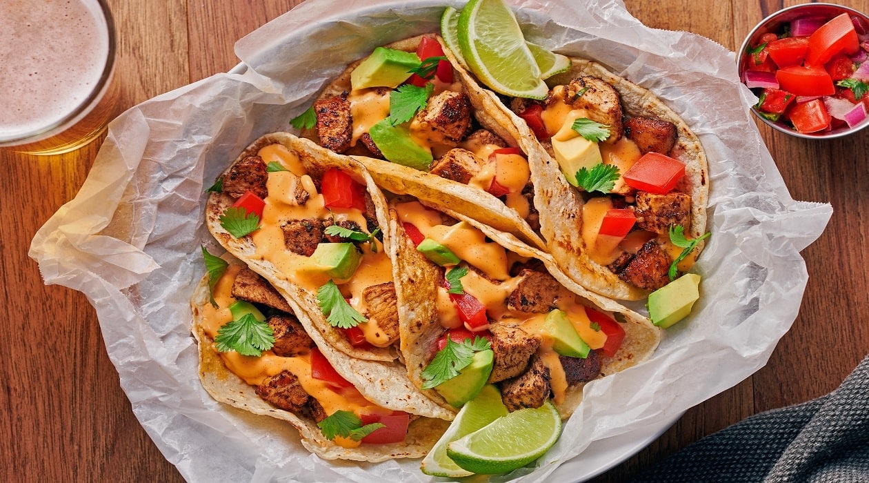 Zesty Chicken Tacos with Cilantro and Avocado – - Recipe