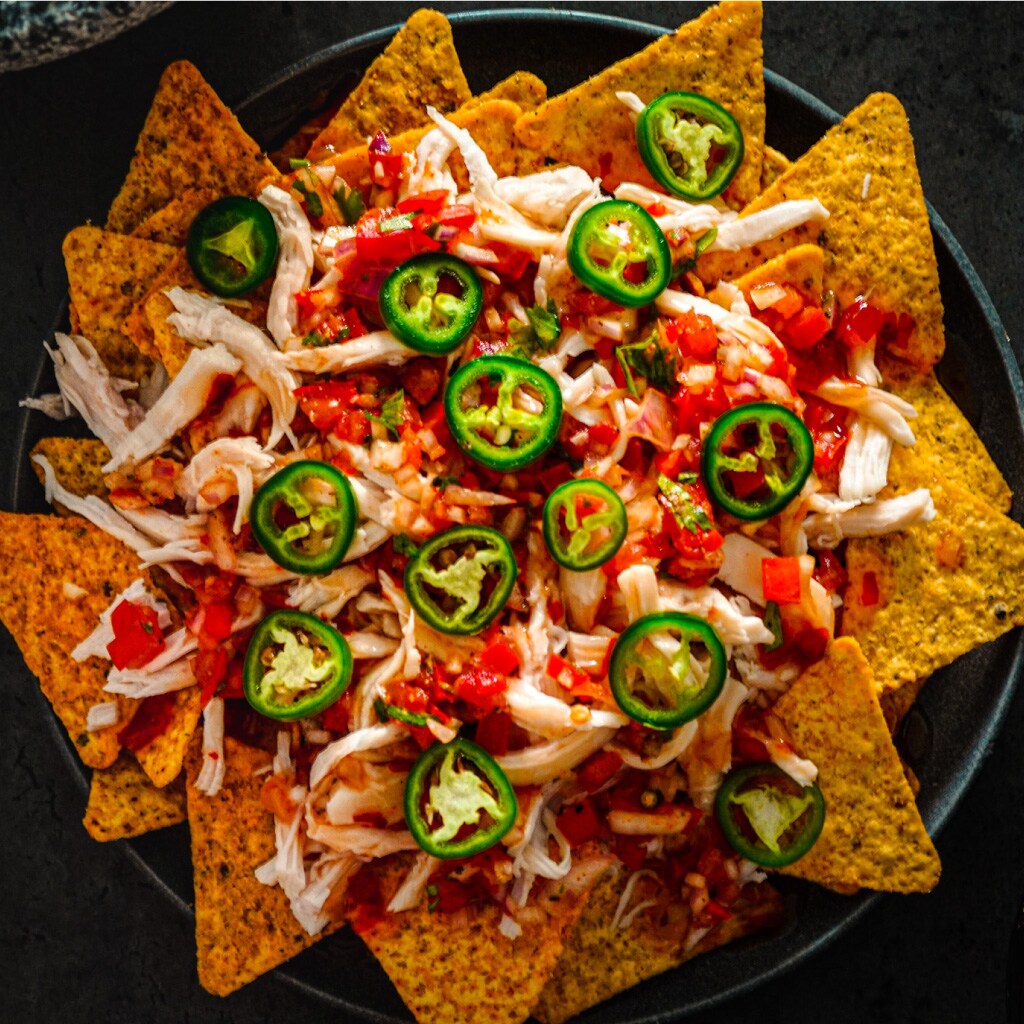 Pulled Chicken Nachos – - Recipe