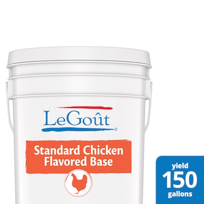 LeGout® Fully Cooked Chicken Bouillon Base 1 x 30 lb - 