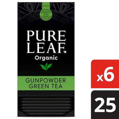 Pure Leaf® Organic Gunpowder Green Hot Tea Bags 6 x 25 bags -