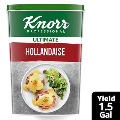 Knorr® Professional Hollandaise Sauce Mix 30.2oz. 4 pack - Deliver simple, clean food with ease.