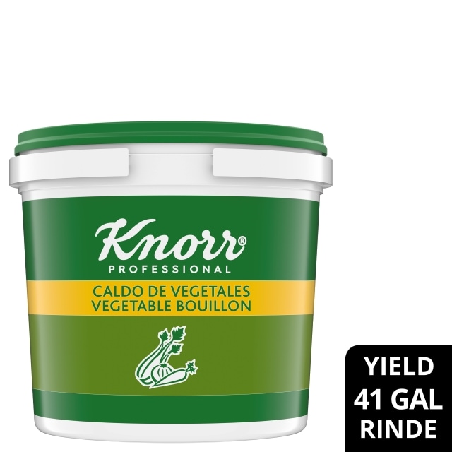 Knorr® Professional Caldo de Vegetales 4.4lb 4 pack - Delivers authentic savory flavor to vegetarian dishes
