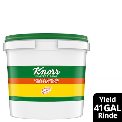 Knorr® Professional Caldo de Camaron/Shrimp Bouillon 4 x 4.4 lb - 