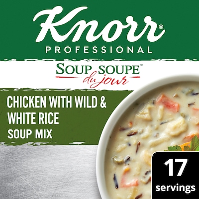 Knorr® Professional Soup du Jour Mix Chicken Wild & White Rice 4 x 30.2 oz - 