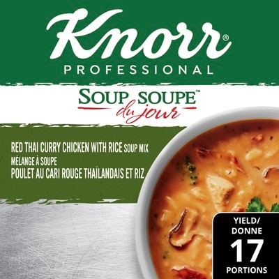 Knorr® Professional Soup du Jour Mix Thai Chicken Curry 4 x 20.6 oz - 