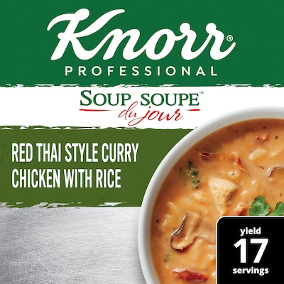 Knorr® Professional Soup du Jour Mix Thai Chicken Curry 4 x 20.6 oz - 
