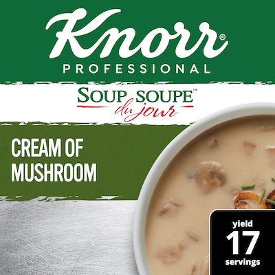 Knorr® Professional Soup du Jour Mix Cream of Mushroom 4 x 19.6 oz - 