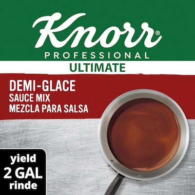 Knorr® Professional Ultimate Demi Glace Sauce 4 x 26 oz - Knorr Professional Demi Glace enables chefs to deliver a flavorful and consistent sauce in less time. See how Chefs Francis and Camilo utilize the product in Canada.