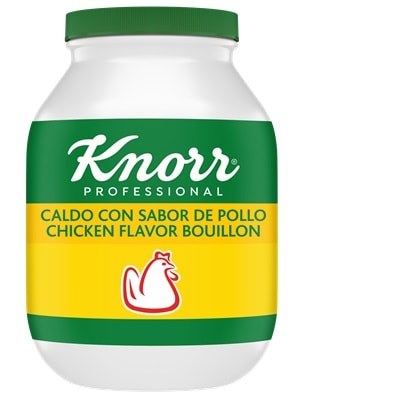 Knorr® Professional Caldo de Pollo 7.9lb. 4 pack - Made with chicken, real vegetables and spices.