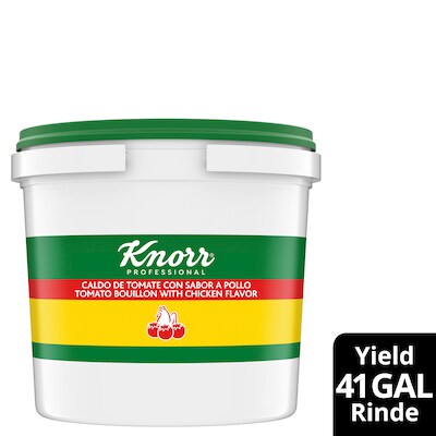 Knorr® Professional Caldo de Tomate/Tomato Chicken Bouillon 4 x 4.4 lb -