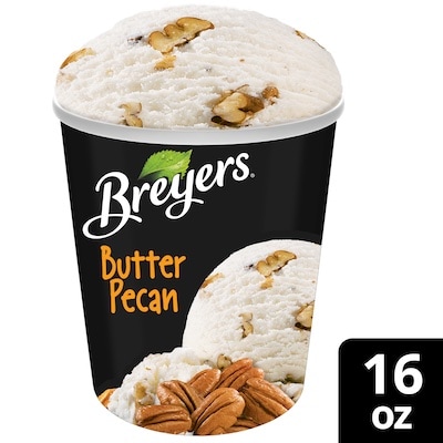 Breyers® Frozen Dairy Dessert Butter Pecan 8 x 16 oz - 