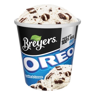 Breyers Frozen Dairy Dessert Oreo Cookies Cream