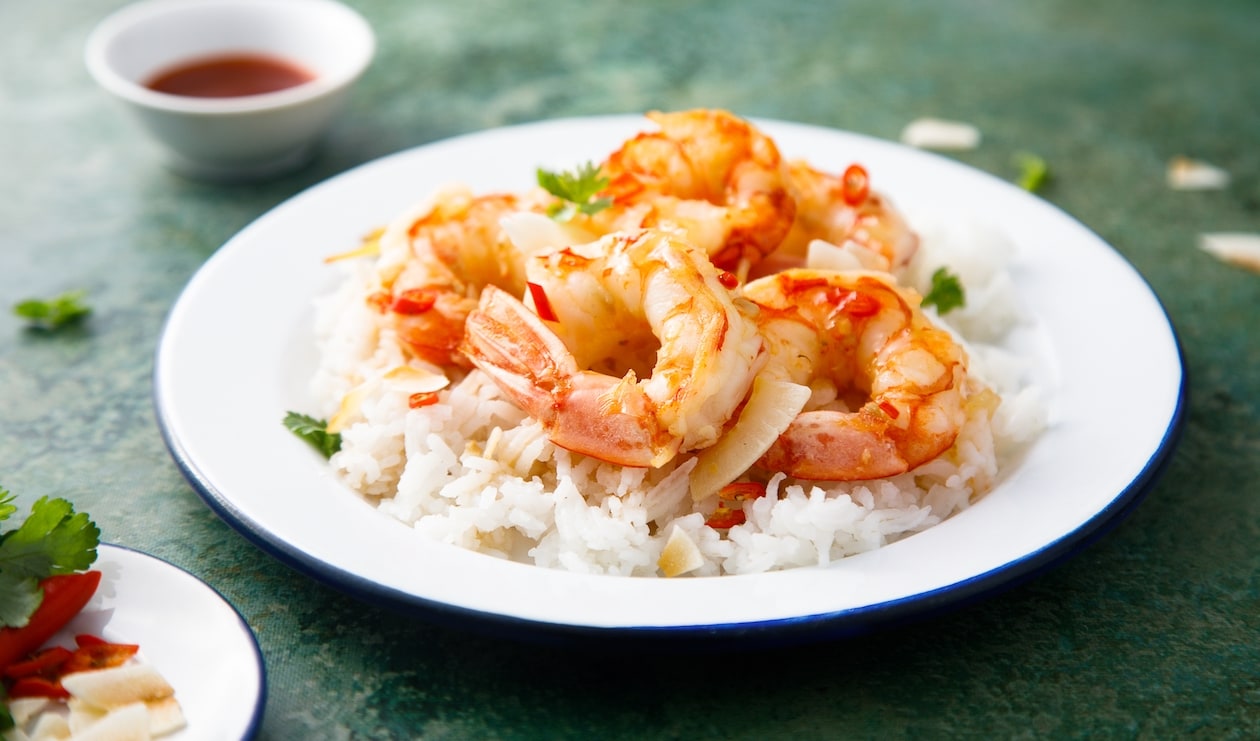 Camarones con Arroz Blanco (Shrimp with White Rice) – - Recipe