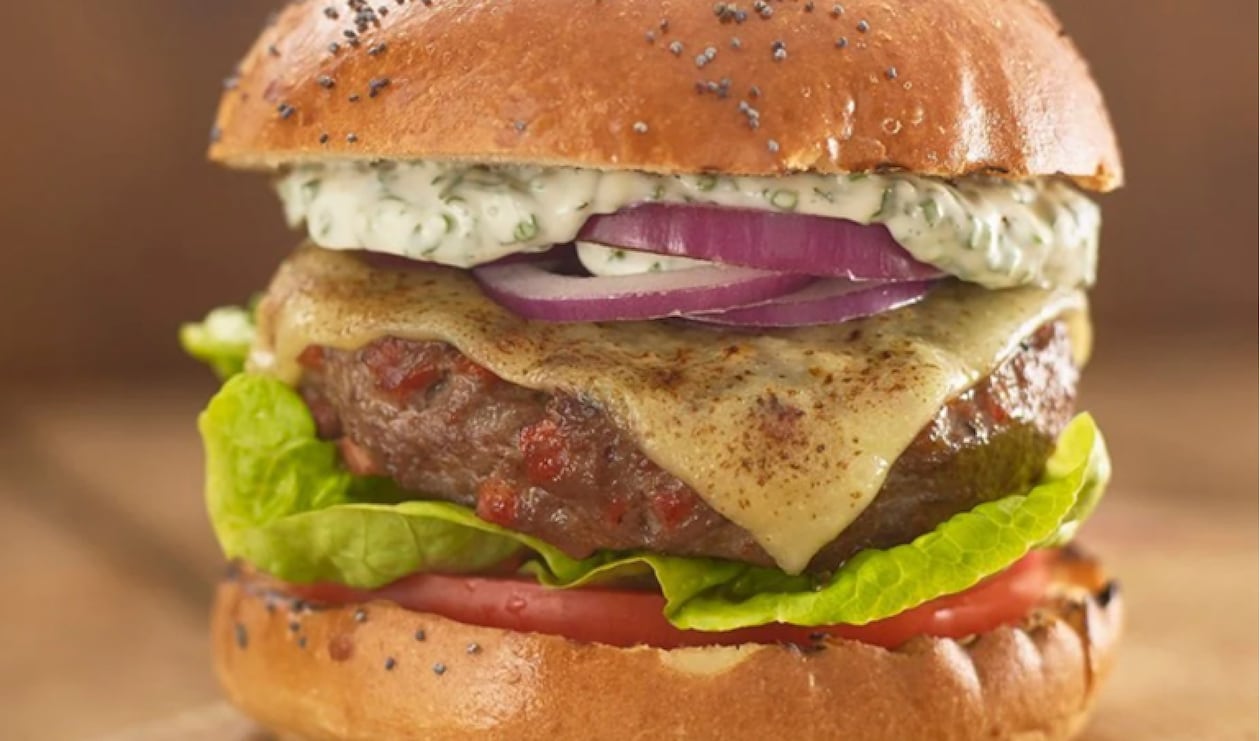 Beef And Chorizo Burger – - Recipe