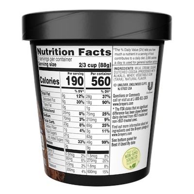 Breyers® Original Chocolate Ice Cream 8 x 16 oz - 