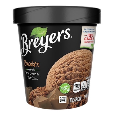 Breyers® Original Chocolate Ice Cream 8 x 16 oz - 