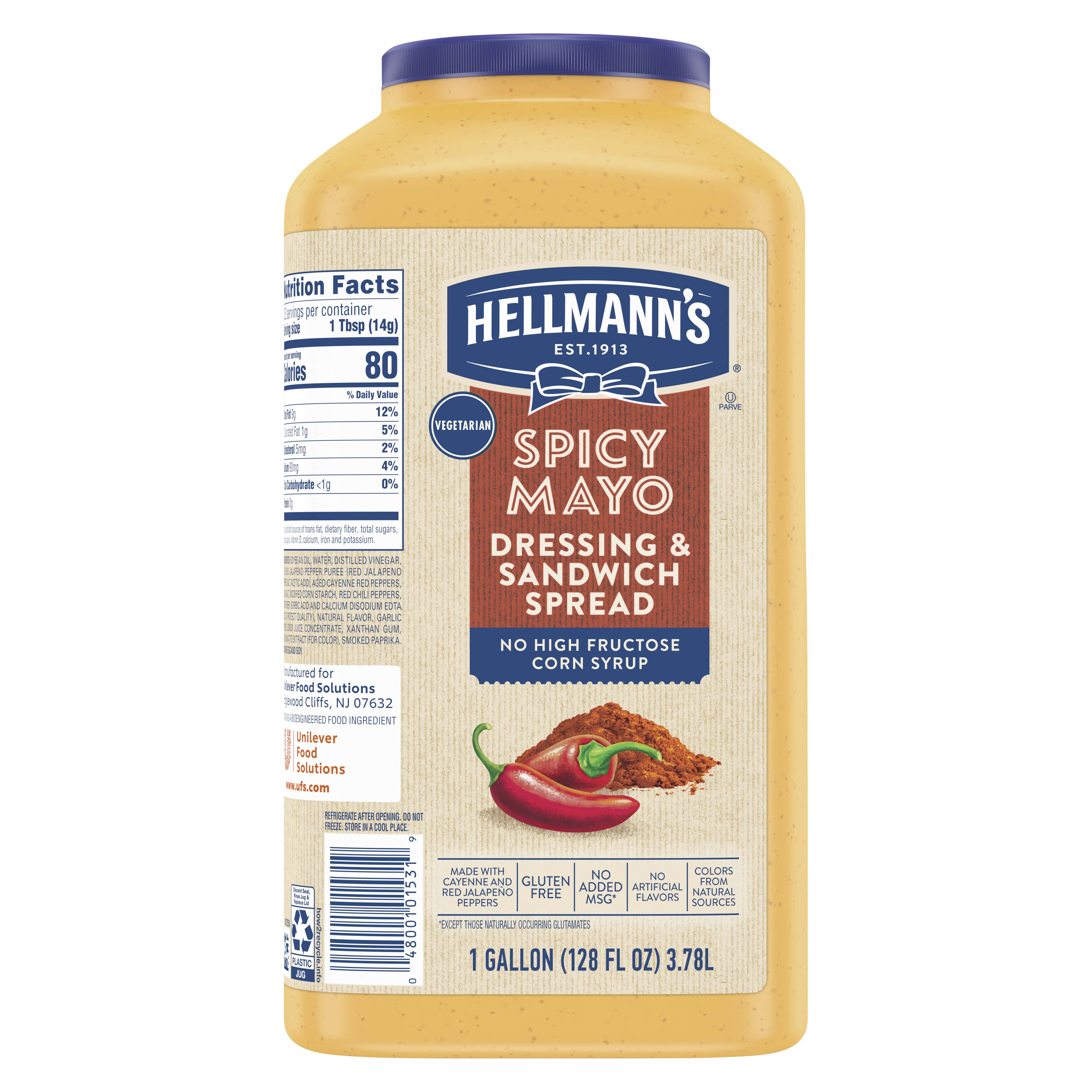 Hellmann's® Spicy Mayonnaise 1 gal 2 pack - 