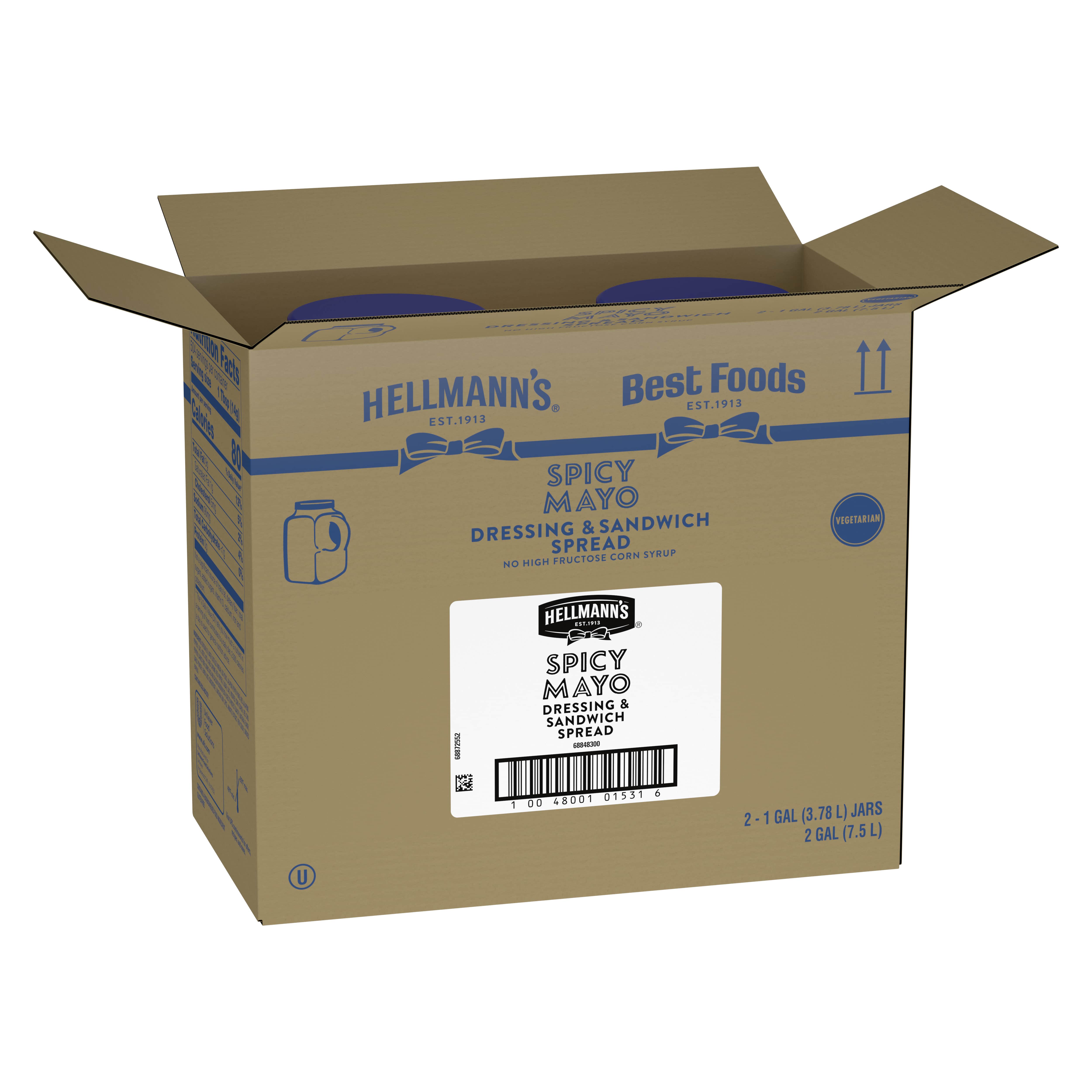 Hellmann's® Spicy Mayonnaise 1 gal 2 pack - 