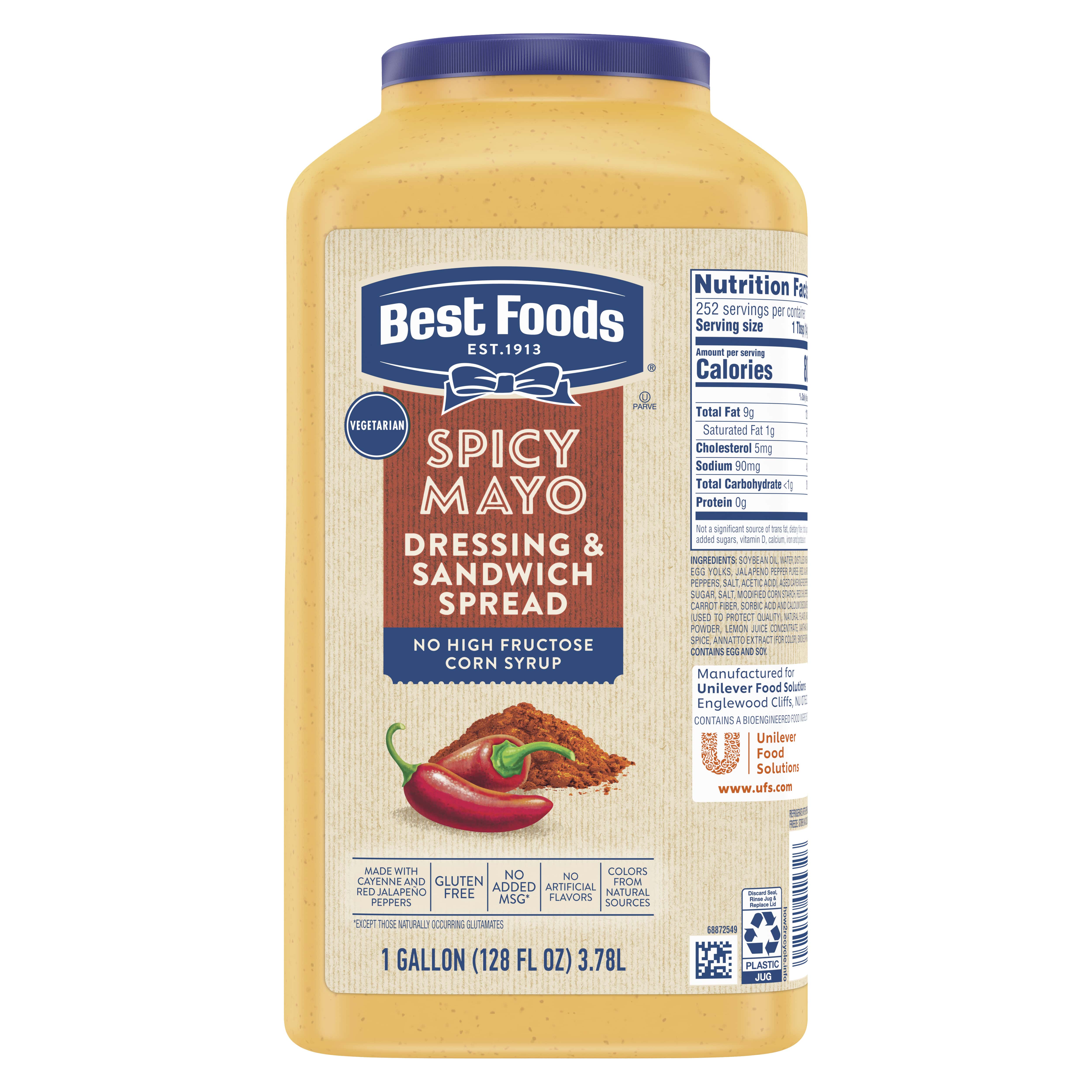 Best Foods® Spicy Mayo 2 x 1 Gal - 