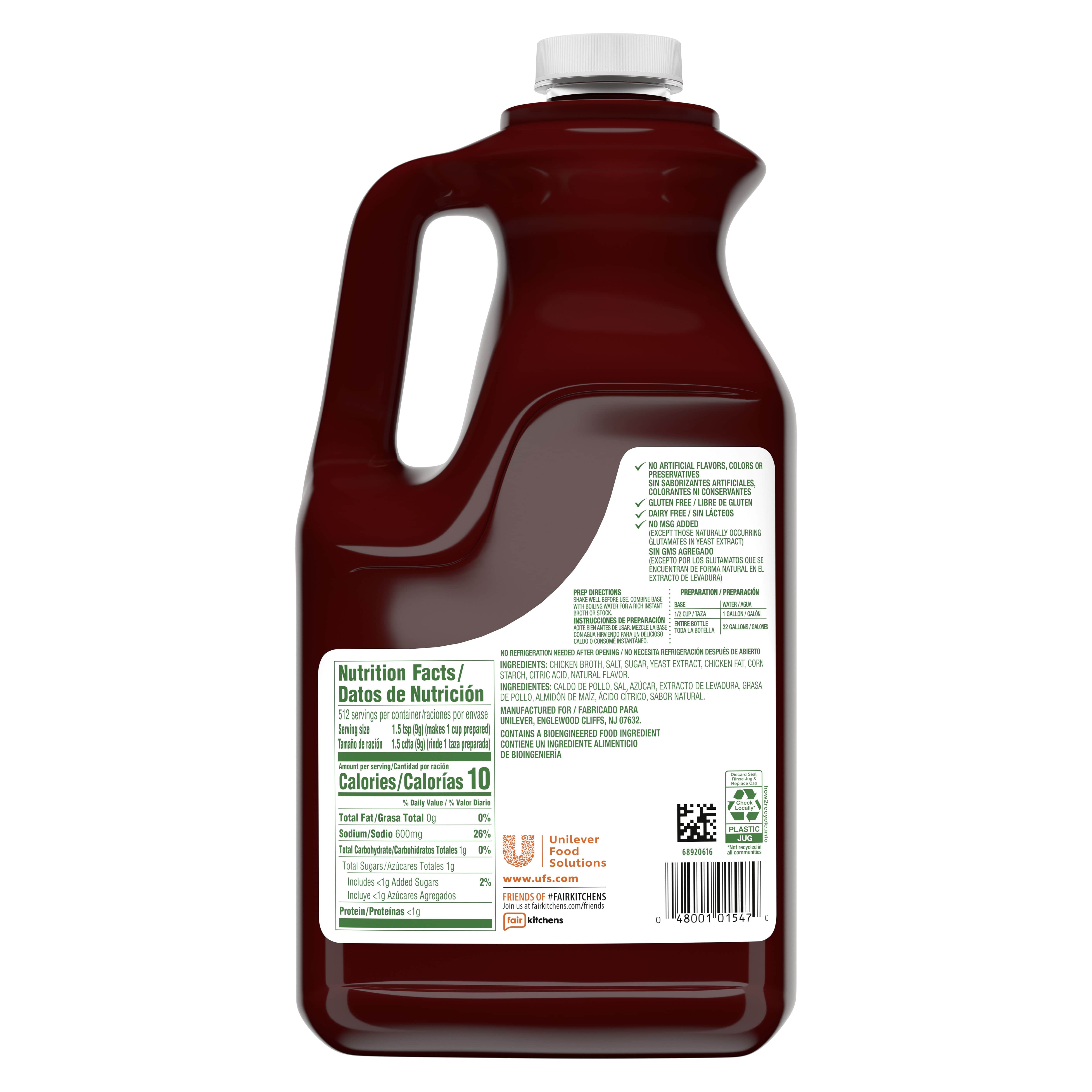 Knorr Professional Liquid Concentrated Chicken Base 2 x 1 GAL - 