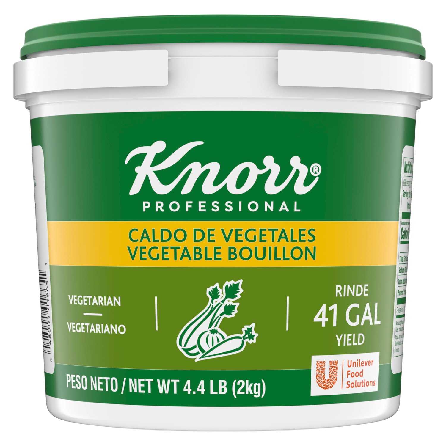 Knorr® Professional Caldo de Vegetales 4.4lb 4 pack - 