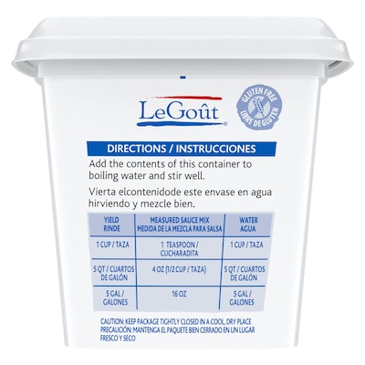 LeGout® Beef Bouillon Base 12 x 1 lb - 