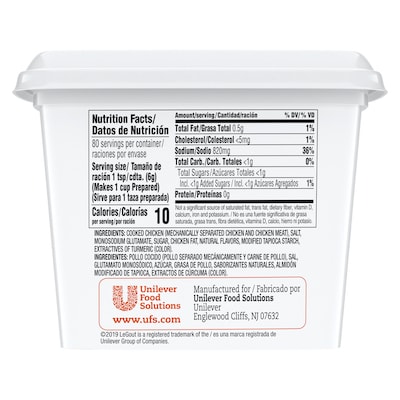 LeGout® Chicken Bouillon Base 12 x 1 lb - 