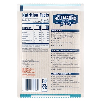 Hellmann's® Original Buttermilk House Dressing Dry Mix 12 x 3.12 oz - 
