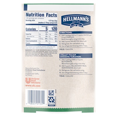 Hellmann's® Italian Dressing Dry Mix 12 x 9.2 oz - 