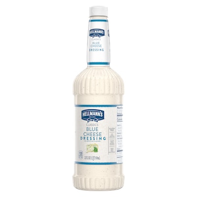 Hellmann's® Classics Blue Cheese Salad Dressing 6 x 32 oz - To your best salads with Hellmann's® Classics Blue Cheese Salad Dressing (6 x 32 oz) that looks, performs and tastes like you made it yourself.