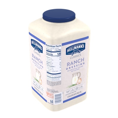 Hellmann's® Classics Ranch Dressing 4 x 1 gal - To your best salads with Hellmann's® Classics Ranch Dressing (4 x 1 gal) that looks, performs and tastes like you made it yourself.