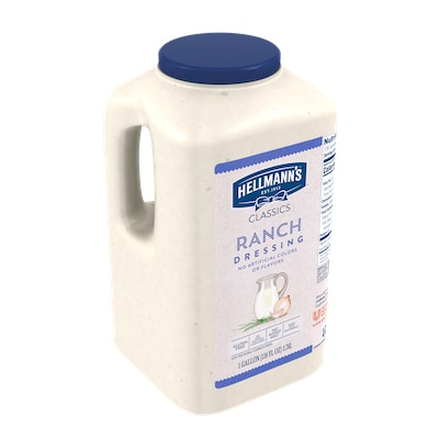 Hellmann's® Classics Ranch Dressing 4 x 1 gal - To your best salads with Hellmann's® Classics Ranch Dressing (4 x 1 gal) that looks, performs and tastes like you made it yourself.