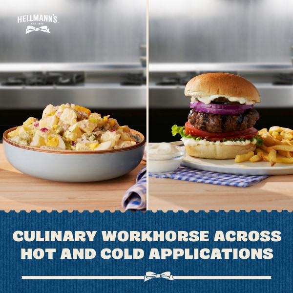 Hellmann's® Real Mayonnaise 1 gal 4 pack - Hellmann's® Real Mayonnaise (4 x 1 gal) brings out the flavor of quality meat and produce.