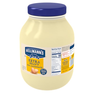 Hellmann's® Extra Heavy Mayonnaise 1 gal 4 pack - Hellmann’s Extra Heavy mayonnaise is great for binding and browning