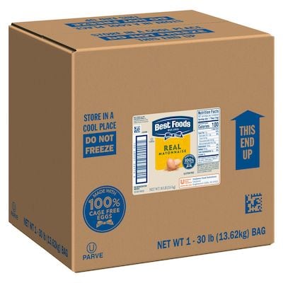 Best Foods® Real Mayonnaise Bag-in-a-Box 1 x 30 lb - 