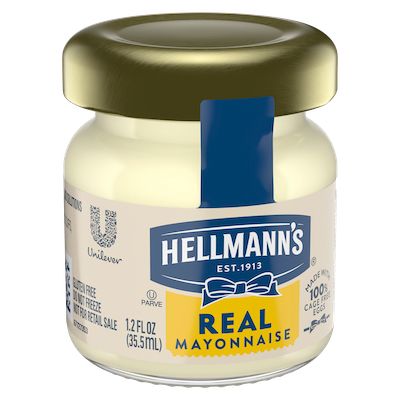 Hellmann's® Real Mayonnaise Mini Jar 72 x 1.2 oz - 