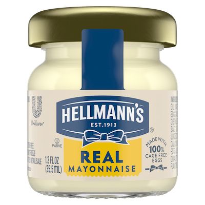 Hellmann's® Real Mayonnaise Mini Jar 72 x 1.2 oz - 