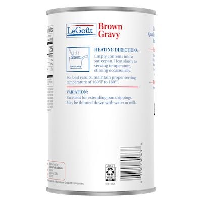 LeGout® Brown Gravy Mix 12 x 48 oz - 