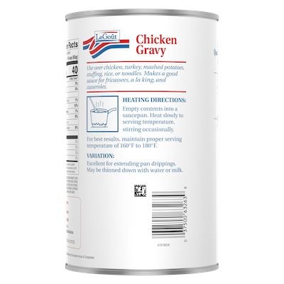LeGout® Chicken Gravy Mix 12 x 48 oz - 