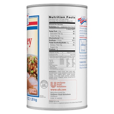 LeGout® Turkey Gravy Mix 12 x 49 oz - 